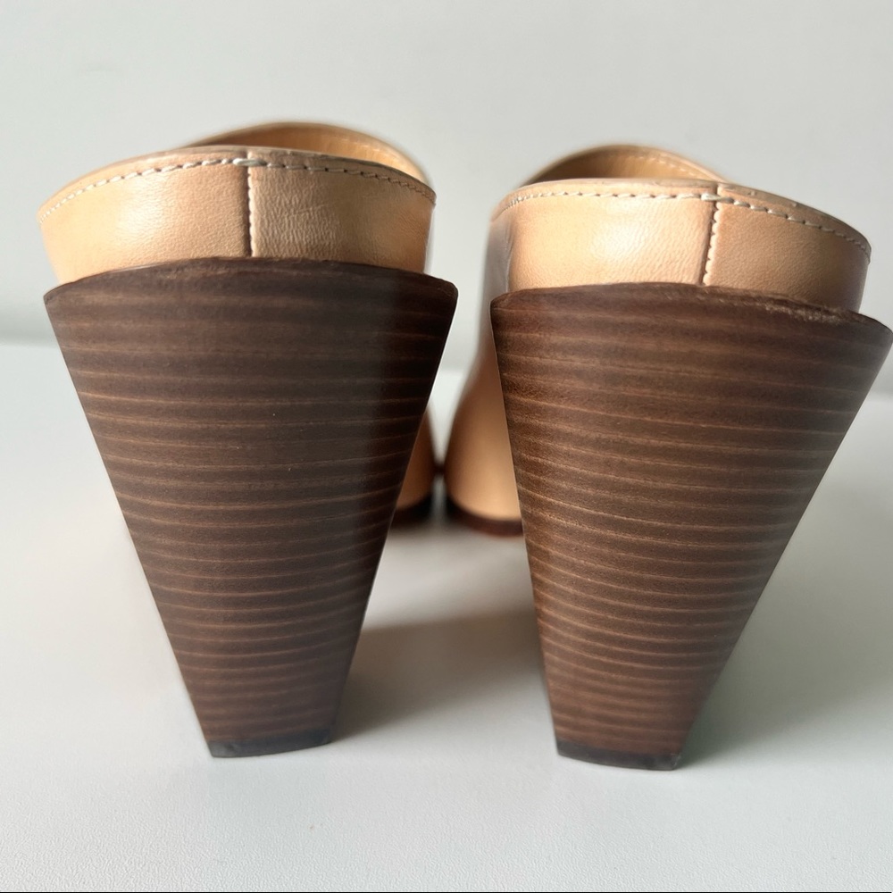 Burberry Cut-out Detail Leather Mules - Picture 4 of 14